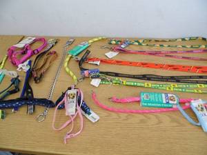 Lot of Dog Leashes - Collars