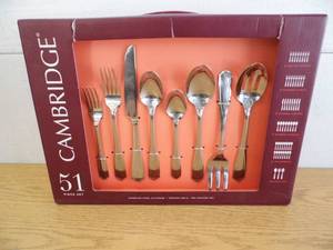 Cambridge 51 Pc Flatware Set