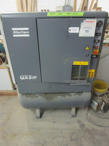 lot 100 image: ATLAS COPCO INDUSTRIAL AIR COMPRESSOR WITH BUILT IN DRYER