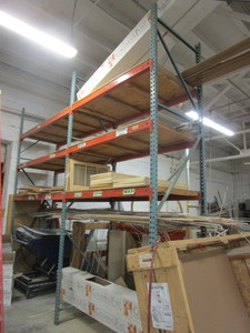 lot 136 image: 2 SECTIONS OF PALLET RACKING
