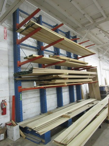 lot 138 image: CANTILEVER LUMBER RACKING