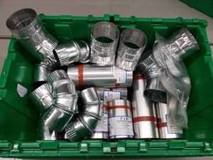 lot 172 image: Lot of New Aluminum Ducting
