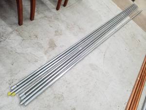 lot 184 image: Lot of (7) Allied New 12in.,1in. Electrical Metallic Conduit Tubing