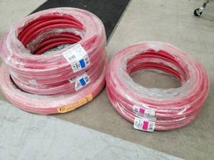 lot 191 image: Lot of New SharkBite PEX 12in. X 100ft. Plumbing Tubing Rolls, Zurn PEX Non-Barrier Tubing