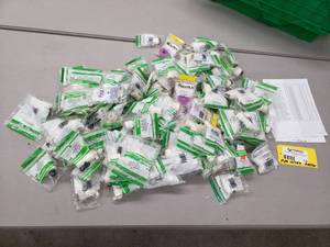lot 136 image: Lot of New Pipe Valves Plastic