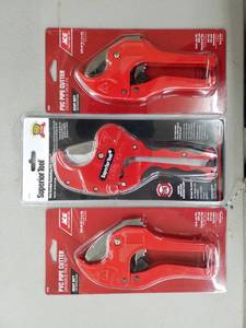 lot 146 image: Lot of (3) New Ace PVC Pipe Cutter, Superior Tool PVC Pipe Cutter