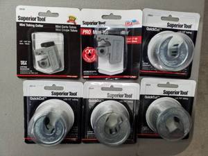lot 148 image: Lot of (6) Superior Tools New QuickCut and Mini Tubing Cutter