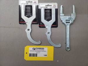 lot 149 image: Lot of (3) Superior Tools New SinkDrain Wrench