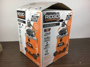 lot 19 image: Ridgid 16 Gal. 6.5-Peak HP NXT WetDry Shop Vacuum with Detachable Blower, Filter, Hose and Accessories