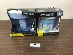 lot 20 image: Lot Of 2 ZeroWater 8 Cup Water Filter Jug