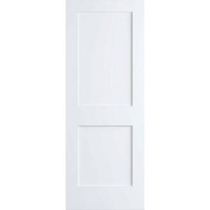 lot 14 image: Lot Of 2 Kimberly Bay 24 in. x 80 in. White 2-Panel Shaker Solid Core Pine Interior Door Slab