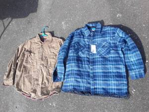 lot 49 image: NEW Flannel Size XL, Insulated Flannel