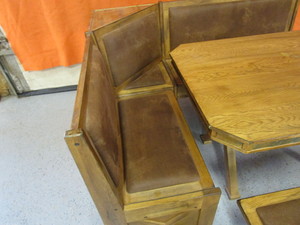 lot 57 image: Corner Table & Benches