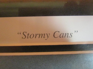 lot 73 image: Steve Carter Iowa Ducks Unlimited Stormy Cans Signed & Numbered Print #22162550 38x26