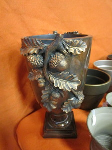 lot 89 image: Large Lot of (New) Flower Pots, Vases, Glass Bowls & Plates