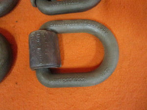 lot 18 image: (7) (New) Weld on D-Ring Tie Downs