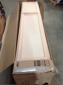Hampton Bay Hampton Assembled 18x84x24 in. Pantry Kitchen Cabinet in Unfinished Beech