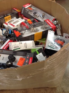 Wholesale Mix Pallet of Hardware Tools, Door Locks and more original Customer returns