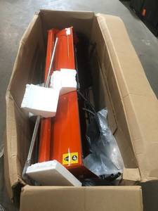 Agri-Fab 44 in. 25 cu. ft. Tow-Behind Lawn Sweeper not used