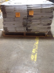 lot 8 image: 55 Cases of TrafficMASTER 18 in. x 18 in. Peel and Stick Grey Slate Vinyl Tile (27 sq. ft.  case) new