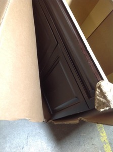 lot 11 image: Hampton Bay Designer Series Gretna Assembled 30x34.5x23.75 in. Sink Base Kitchen Cabinet in Espresso not used