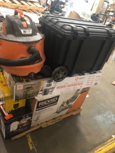 lot 22 image: Pallet of Assorted Tools, Tool boxes, Shop Tools  and more customer returns please review pictures