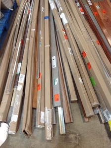 lot 29 image: Pallet of assorted Stair Nose Molding