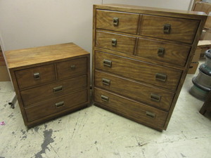 lot 409 image: DREXEL HERITAGE WOODBRIAR DRESSER AND SIDE DRESSER