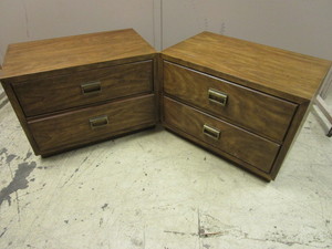 lot 410 image: DREXEL HERITAGE WOODBRIAR NIGHT STANDS
