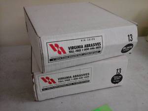 lot 131 image: Lot of (2 Boxes) Virginia Abrasives Commercial Floor Cleaner Scrubber Pads
