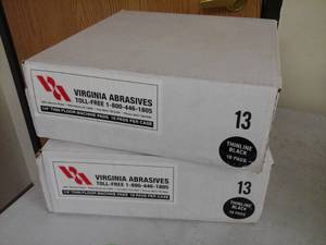 lot 132 image: Lot of (2 Boxes) Virginia Abrasives Commercial Floor Cleaner Scrubber Pads