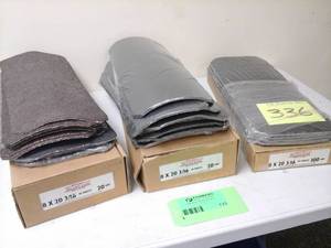 lot 133 image: Lot of (3 Boxes) Essex Silver Line 20100 Grit Paper 8x20-316in.