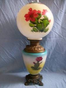 GTW Lamp. Very nice condition. Is not electrified. As shown.
