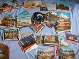 Flat of new vintage post cards. Mostly western usa. As shown.