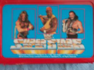WWF Pencilbox from 1991 HulkJakeWarrior. Good condition. As shown.