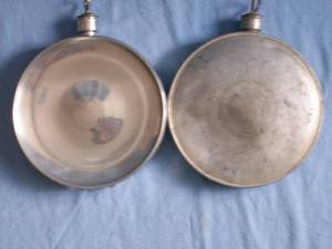 Metal hot water bottlesbed warmers. As shown.