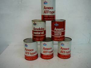 lot 22 image: Amoco Oil & Tranny Fluid