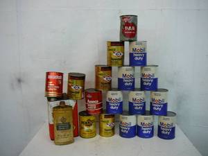 lot 29 image: Vintage Empty Containers