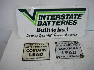 lot 56 image: 3- Signs