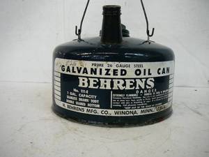 lot 57 image: Steel Gas Behrens Can 1 gal