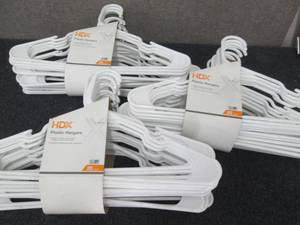 3 pks of 20 HDX Clothing Hangers Re...