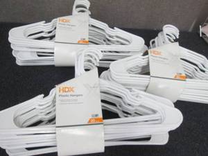 3 pks of 20 HDX Clothing Hangers Re...