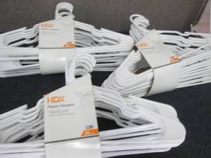 3 pks of 20 HDX Clothing Hangers Re...