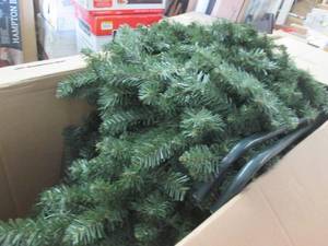 Tall Un-lit Christmas Tree assembly...