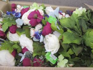 Box of Artificial Mixed Bouquets...