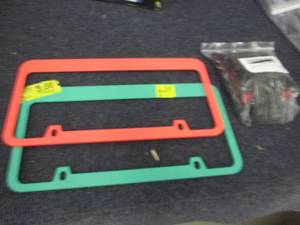 2 License Plate Holders, Seat Belt ...