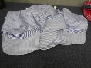 8 Striped Bill Caps...