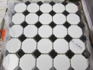 15 ea 11.5x11.5 Retro Octagon Porce...