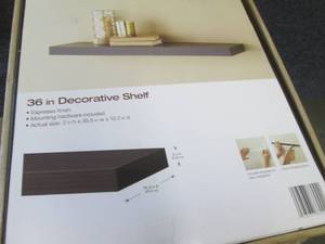 3- 36 inch HDC Decorative Shelves R...