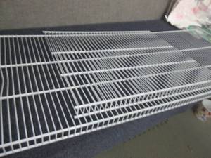 Metal Shelving Pieces 24, 48 inches...